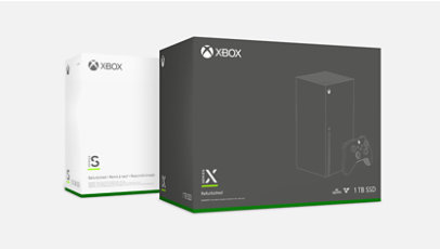 Generalüberholte Xbox Series S und Series X.