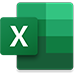 Microsoft Excel logo.