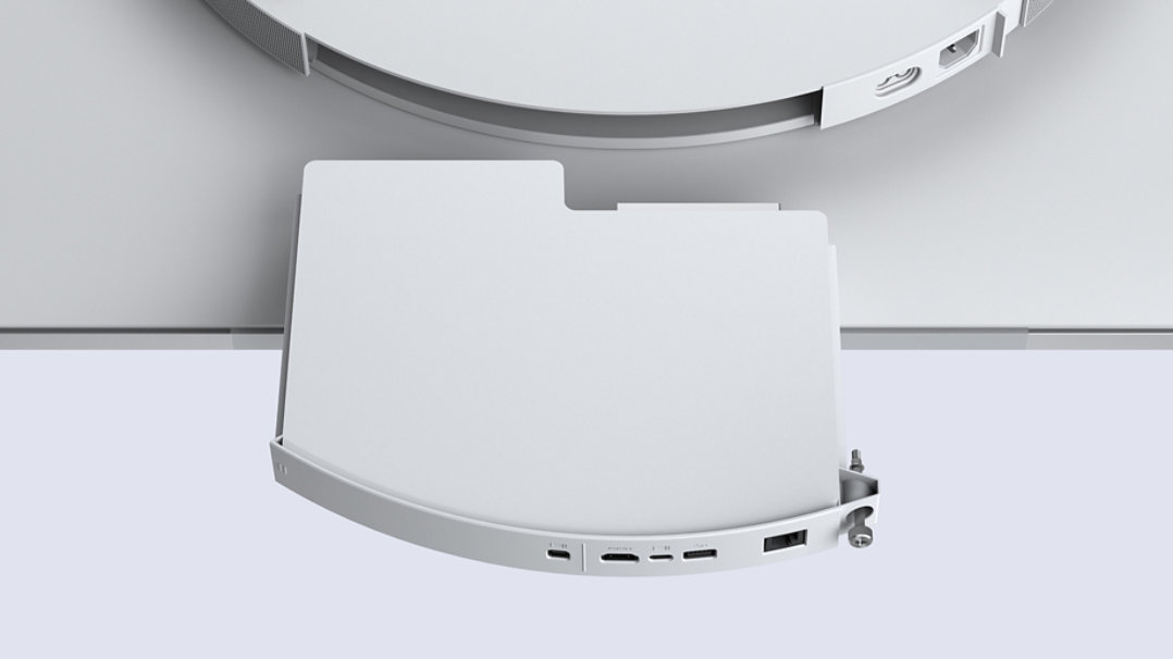 ภาพที่แสดงตลับหมึกของ Hub 3 และการถอดออกได้ง่ายเพื่อการอัปเดตและอัปเกรด