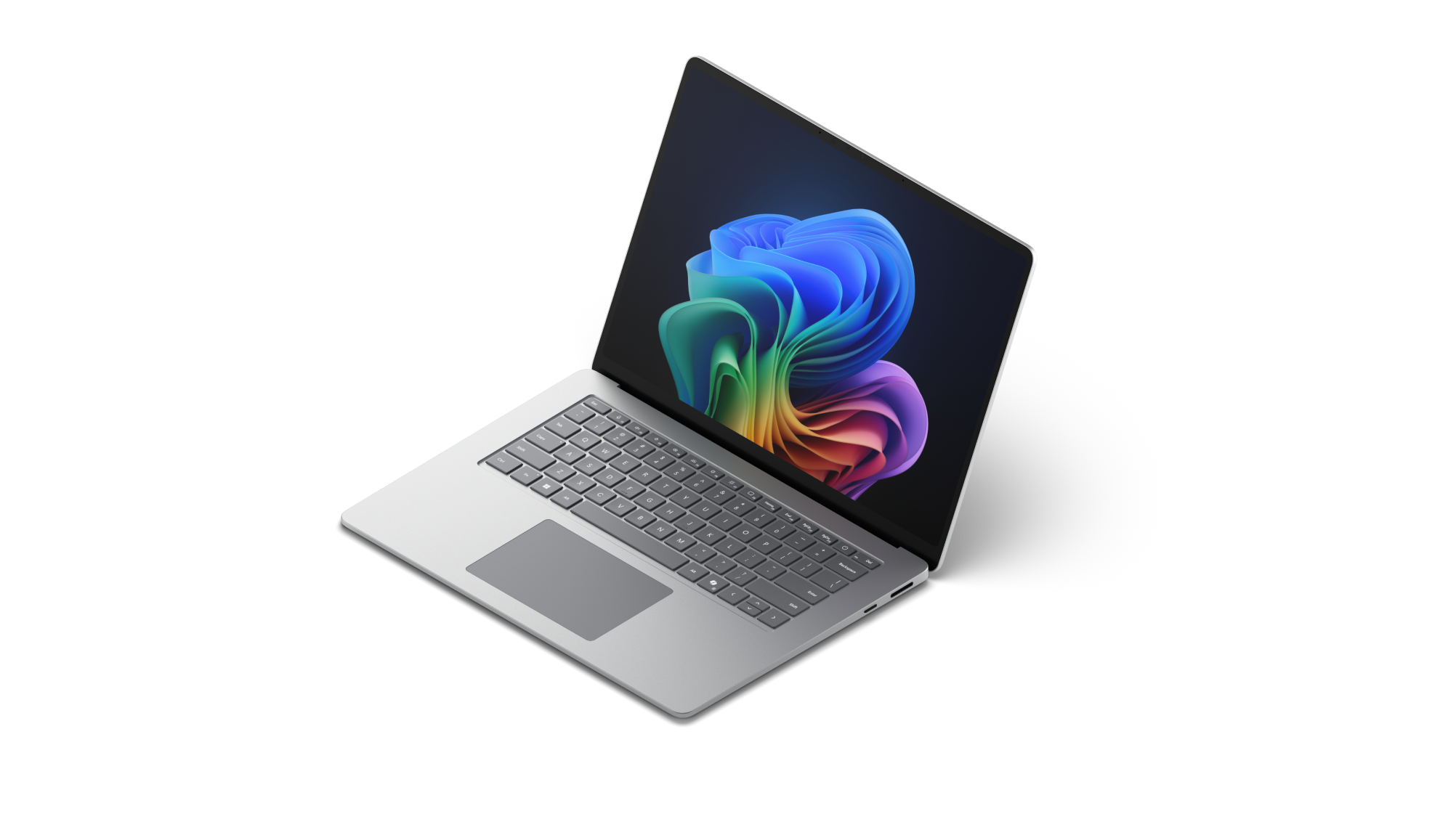 Render of Surface Laptop, Copilot+ PC, 13.8 and 15-inch Intel.