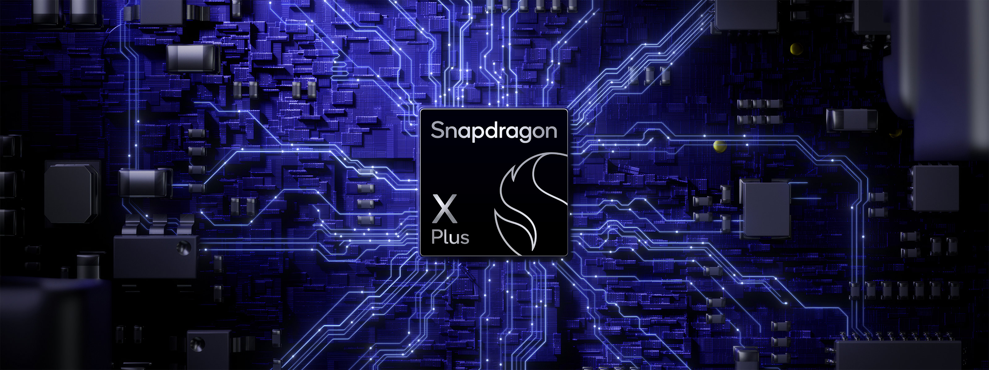 Graphic showing Snapdragon® X Plus processor
