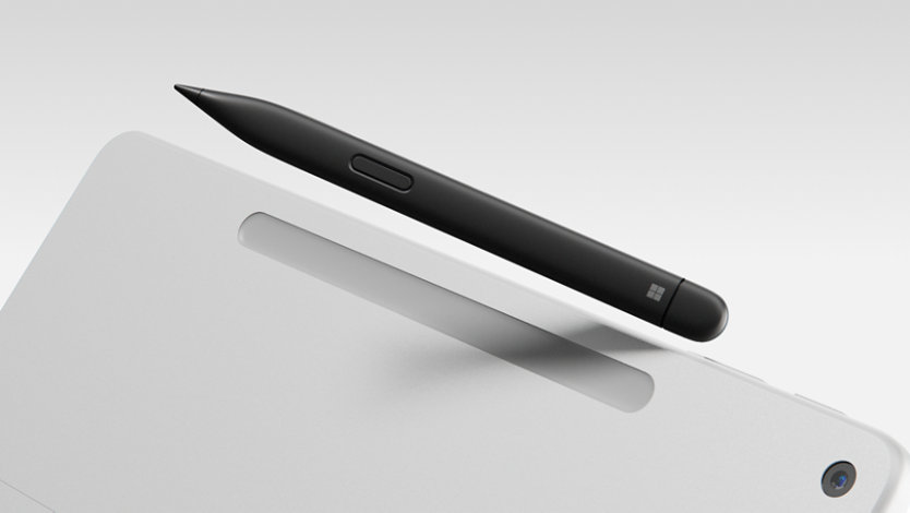 Surface pen hovering over storage on Surface Pro 12-inch