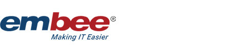 Logo of embee making it easier